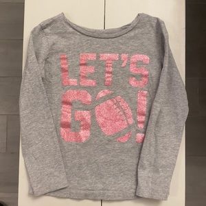 Gray long sleeve shirt